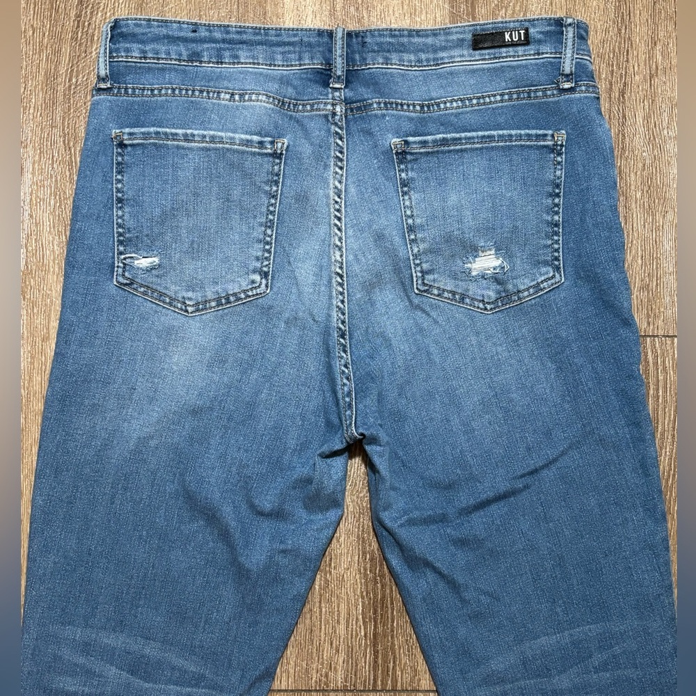 Kut from the Kloth Jeans Women’s Size 12 Reese Fab Ab Straight Leg High Rise - Picture 5 of 10